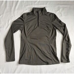 North Face 1/4 Quarter Zip Womens Pullover Size Small Gray